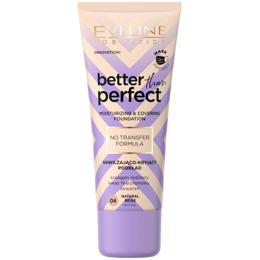 Eveline Cosmetics Eveline EVELINE_Better Than Perfect moisturizing and covering foundation 04 Natural brownish yellow 30ml – 2