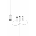 Deltaco IPLH-441 USB-kaapeli 1 m USB 2.0 USB A USB C/Micro USB A/Lightning Valkoinen Deltaco IPLH-441 USB-kaapeli 1 m USB 2.0 USB A USB C/Micro USB A/Lightning Valkoinen