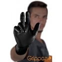 Multi Disposable nitrile gloves M-Safe Grippaz 246BK, 50 pcs in a box, 0.15mm thickness, black, 8/M Multi Disposable nitrile gloves M-Safe Grippaz 246BK, 50 pcs in a box, 0.15mm thickness, black, 8/M