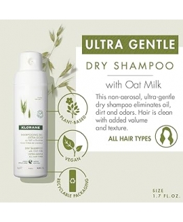 Klorane Extra Gentle Dry Shampoo With Oat Milk, 150 ml