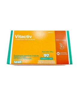 Teva Pharma Teva Vitactiv 30 Effervescent Tablets 120g