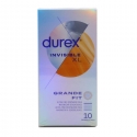 Durex Invisible XL itin ploni prezervatyvai 10 vienetų Durex Invisible XL itin ploni prezervatyvai 10 vienetų