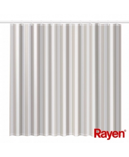 Shower curtain 180x200cm white|beige, PEVA