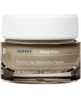 Korres KORRES_Black Pine Plump-Up Sleeping Facial stangrinamasis naktinis veido kremas 40ml