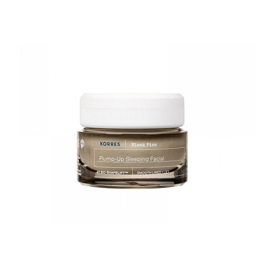 Korres KORRES_Black Pine Plump-Up Sleeping Facial stangrinamasis naktinis veido kremas 40ml – 2