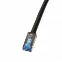 LogiLink CQ7103S tīkla kabelis Melns 15 m Cat6a S/FTP (S-STP)