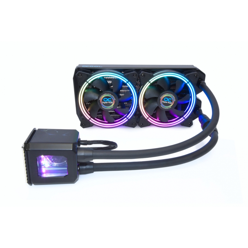 Alphacool Eisbaer Aurora 240 Protsessor Kõik-ühes vedelikujahuti 12 cm Must 1 tk