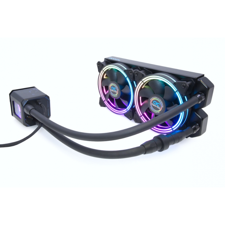 Alphacool Eisbaer Aurora 240 Protsessor Kõik-ühes vedelikujahuti 12 cm Must 1 tk – 2