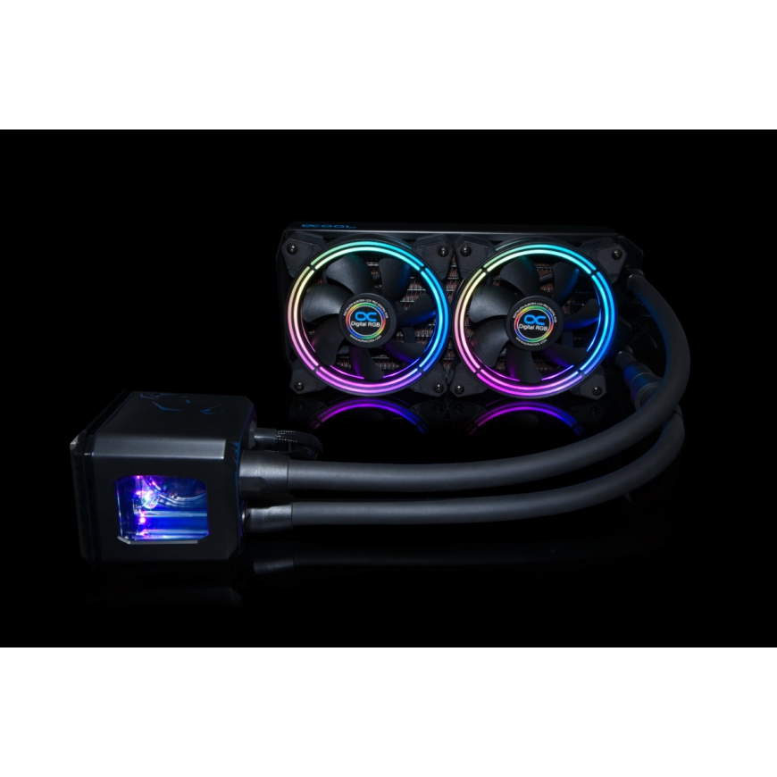 Alphacool Eisbaer Aurora 240 Procesorius Universalusis skystinis aušintuvas 12 cm Juoda 1 vnt – 4