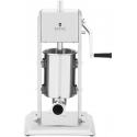 Meat Grinder Royal Catering Filler with sausage stuffing vertical manual stainless steel 3 l + 4 funnels Meat Grinder Royal Catering Filler with sausage stuffing vertical manual stainless steel 3 l + 4 funnels