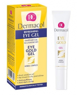 Dermacol Eye Gold Eye Gel moterims, 15 ml