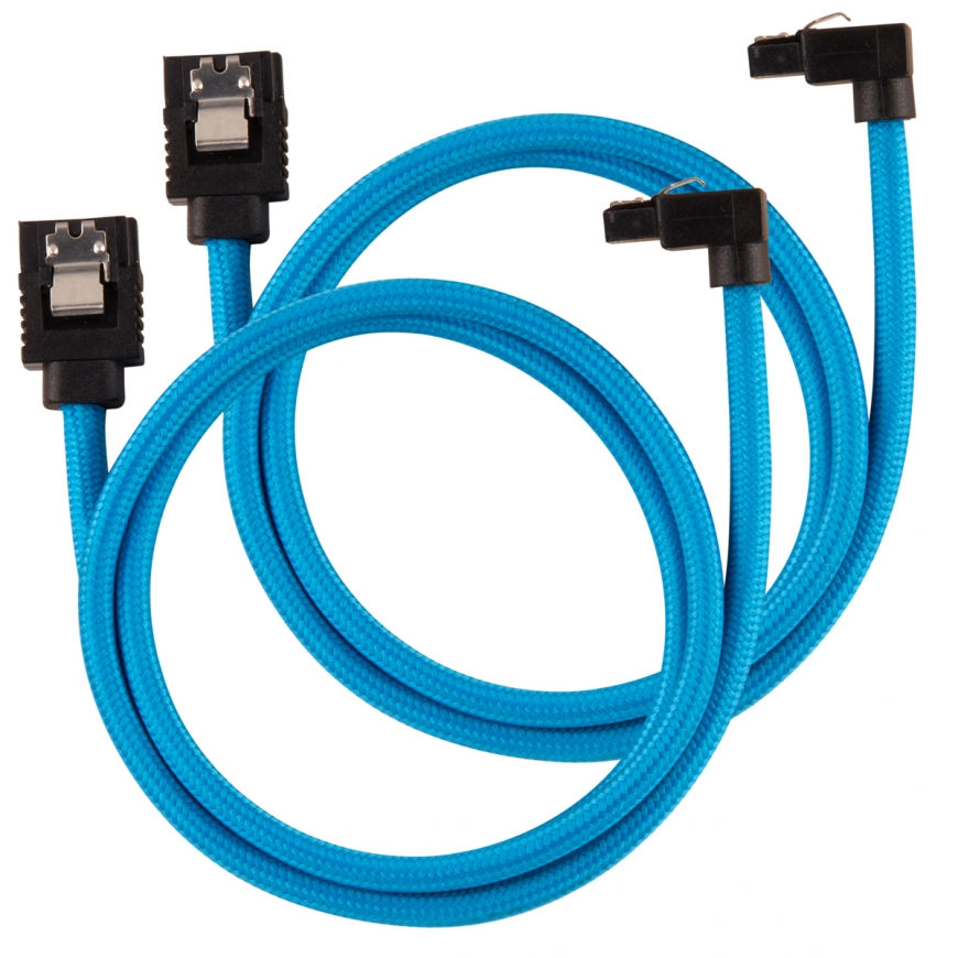 Corsair CC-8900285 SATA-kaabel 0,6 m Must, Sinine