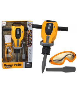 Lean Toy Pneumatic Hammer Replaceable Tip Glasses Yellow