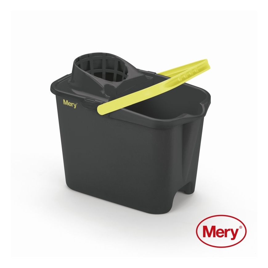 Bucket 14L with push button grey – 2