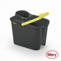Bucket 14L with push button grey Bucket 14L with push button grey
