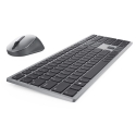 DELL KM7321W näppäimistö Sisältää hiiren RF Wireless + Bluetooth QWERTY Pohjoismainen Harmaa, Titaan DELL KM7321W näppäimistö Sisältää hiiren RF Wireless + Bluetooth QWERTY Pohjoismainen Harmaa, Titaan
