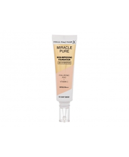Max Factor Miracle Pure Skin-Improving Foundation Makeup for women, 30 ml