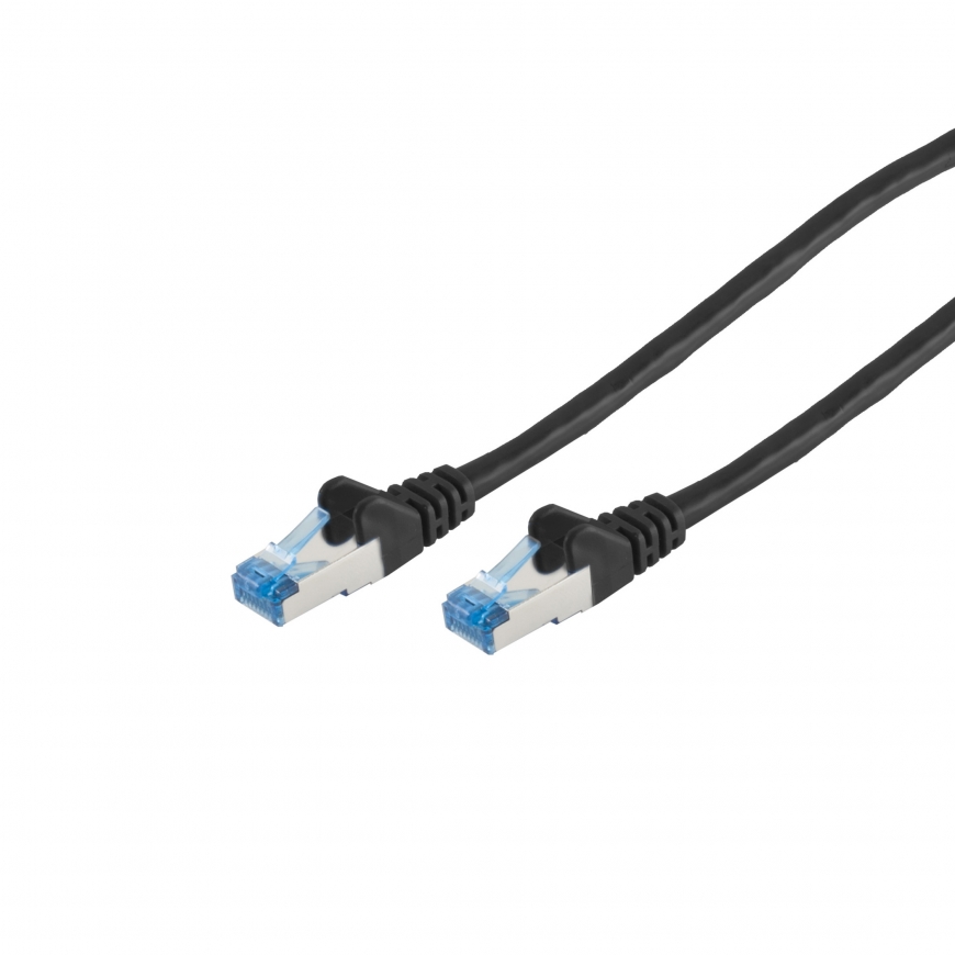 S-Conn 75713-S networking cable Black 3 m Cat6a S/FTP (S-STP)