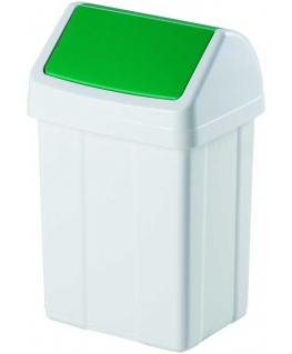 MEVA Waste bin for waste sorting - green, 25L