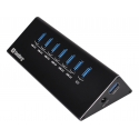 Sandberg 133-82 jaotur USB 3.2 Gen 1 (3.1 Gen 1) Micro-B 5000 Mbit/s Must Sandberg 133-82 jaotur USB 3.2 Gen 1 (3.1 Gen 1) Micro-B 5000 Mbit/s Must