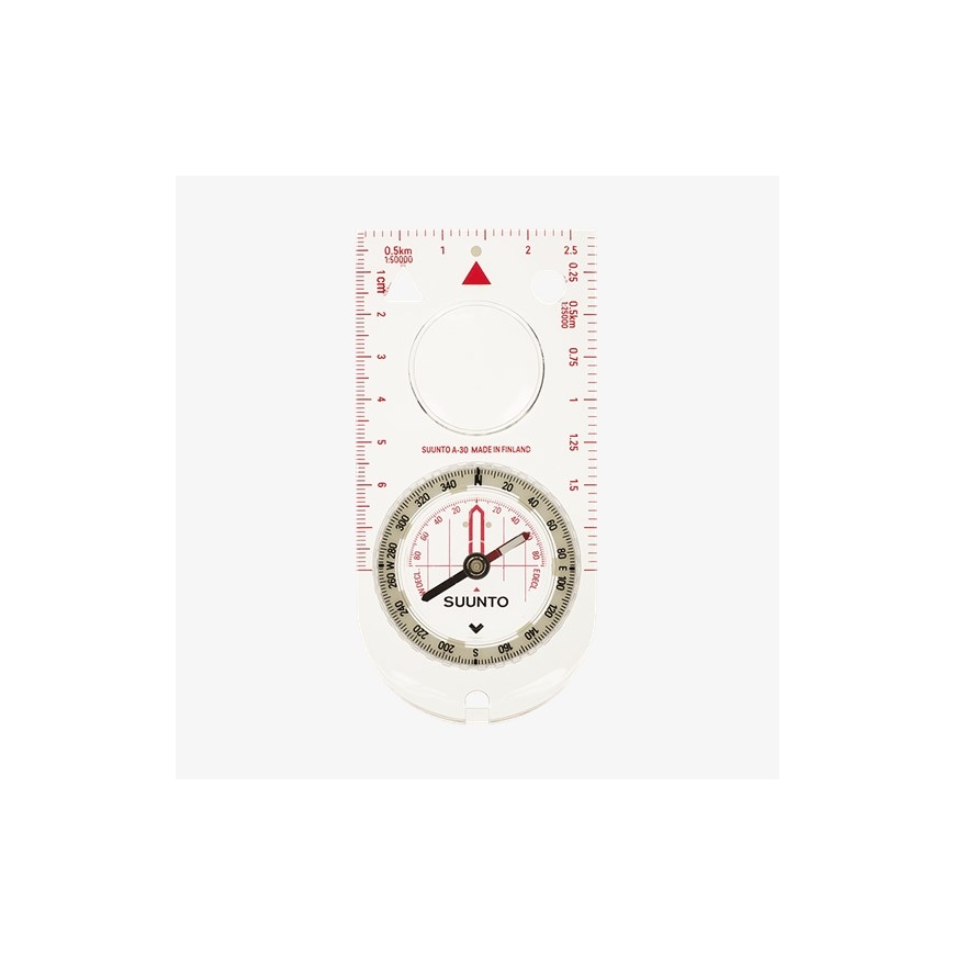Suunto A-30 NH Metric Magnetic navigational compass Plastic Transparent