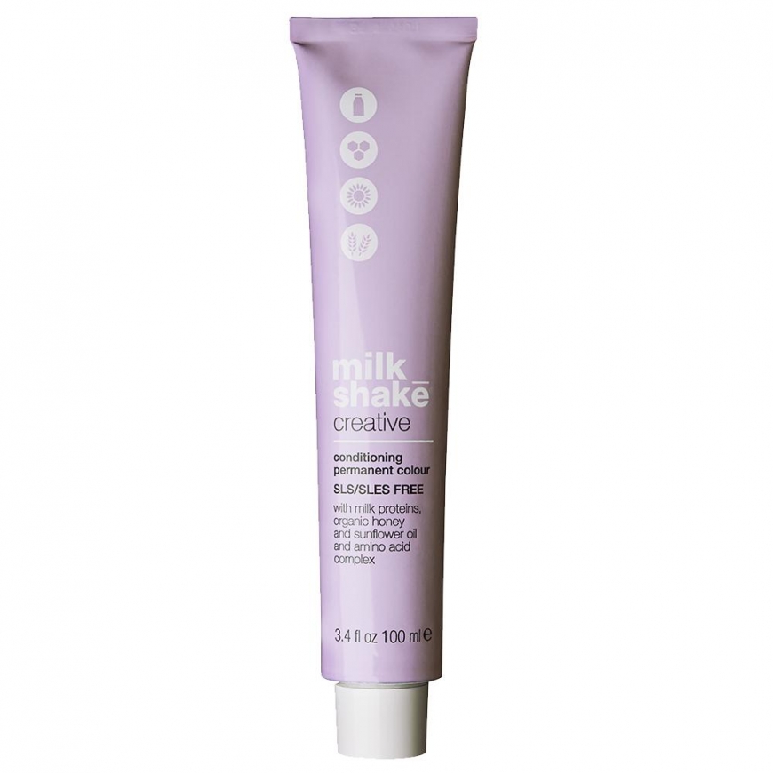 Milk Shake Milk shake, Creative, Without SLS/SLES, Permanent hair dye, 5.55M Mahogany light brown, 100 ml For women
