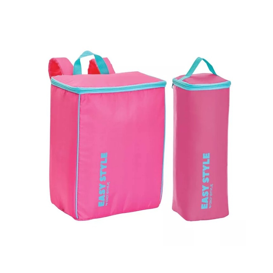 Thermal bag set (backpack + bottle bag) Easy Style assorted, yel