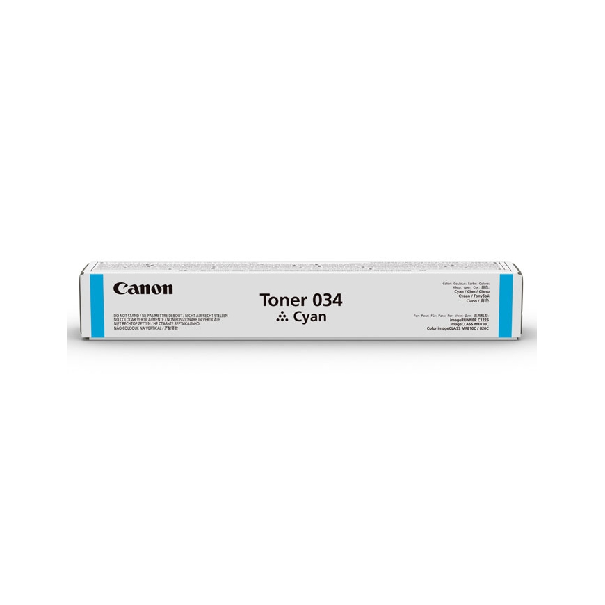 Canon 034 tonerio kasetė 1 vnt Originalus Žydras – 2