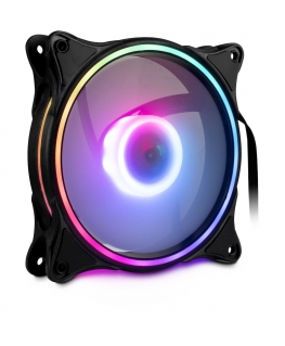 Inter-Tech Argus RS-08 Computer case Fan 12 cm Black, White 3 pc(s)