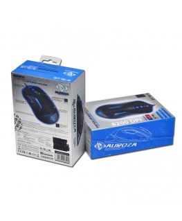 E-Blue E-Blue Mouse with cable USB, E-blue Auroza FPS, black, laserowa, 8200DPI