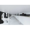 DELTACO OFFICE under-desk power outlet, 4 outlets, GST18 end cap connectors, 1in. 2 out / GT-1204 / 1902247