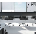 DELTACO OFFICE under-desk power outlet, 4 outlets, GST18 end cap connectors, 1in. 2 out / GT-1204 / 1902247