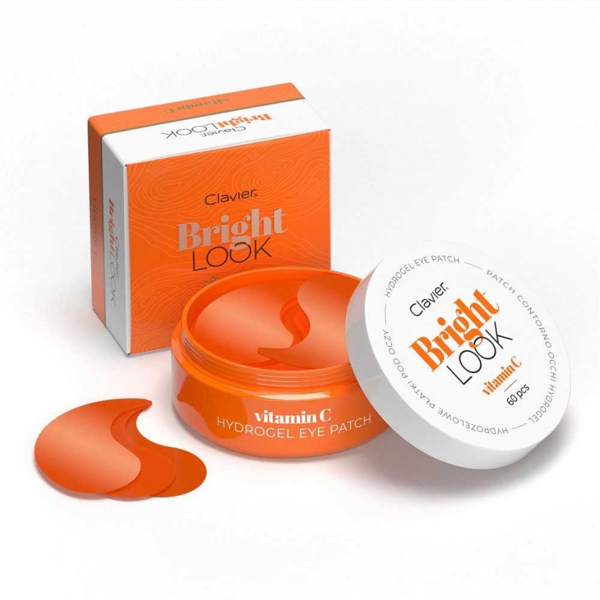 Clavier Bright Look hydrogel eye patches Vitamin C 60 pcs.