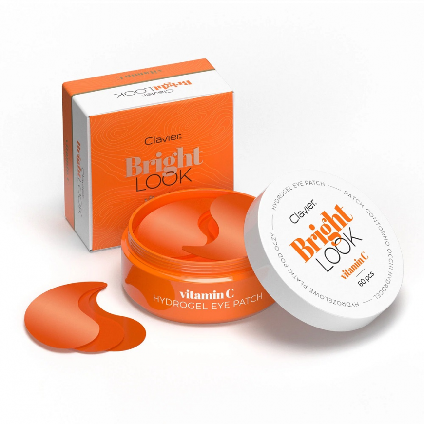 Clavier Bright Look hydrogel eye patches Vitamin C 60 pcs. – 2