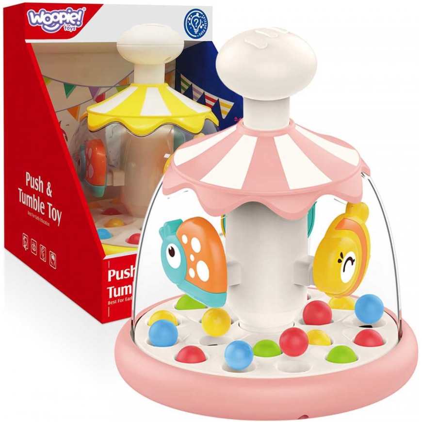 WOOPIE BABY Kolorowe Zwierzątka Pink Bączek