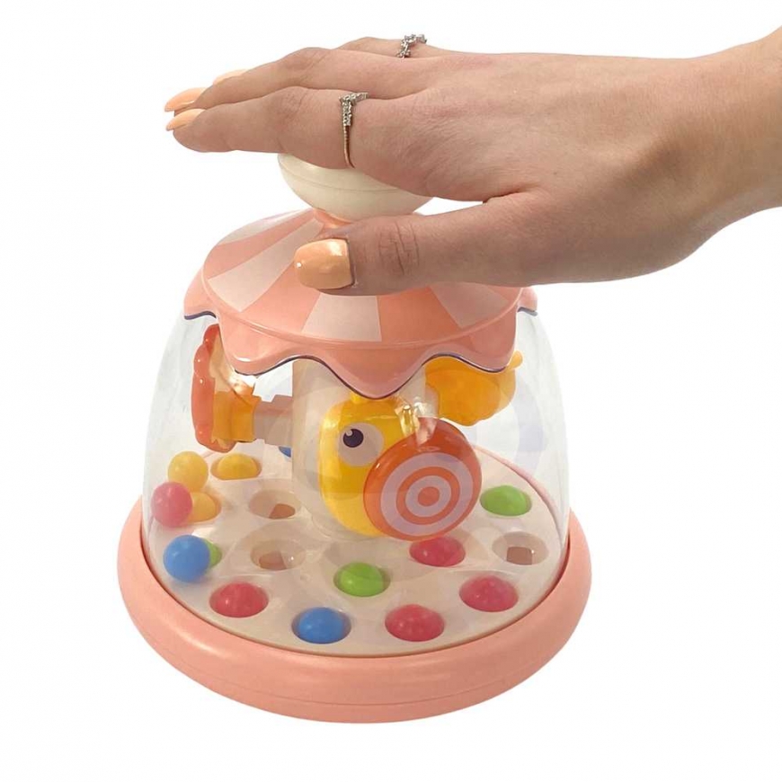 WOOPIE BABY Kolorowe Zwierzątka Pink Bączek with Bullets Karuzela – 5