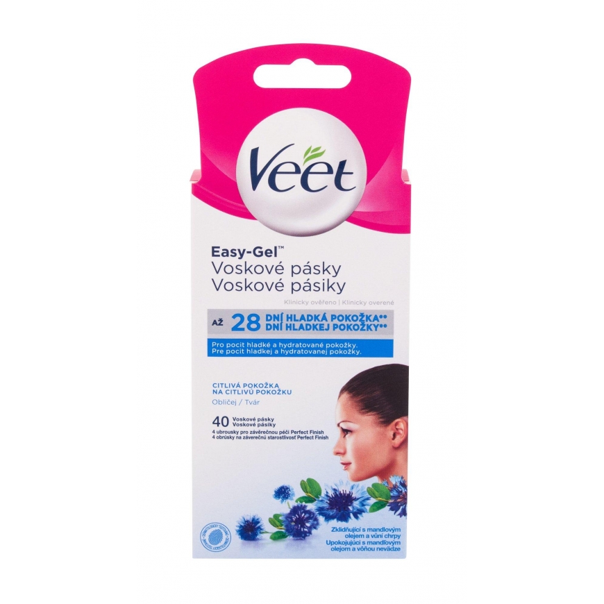 Veet Professional Wax Strips Facial Depilatory
