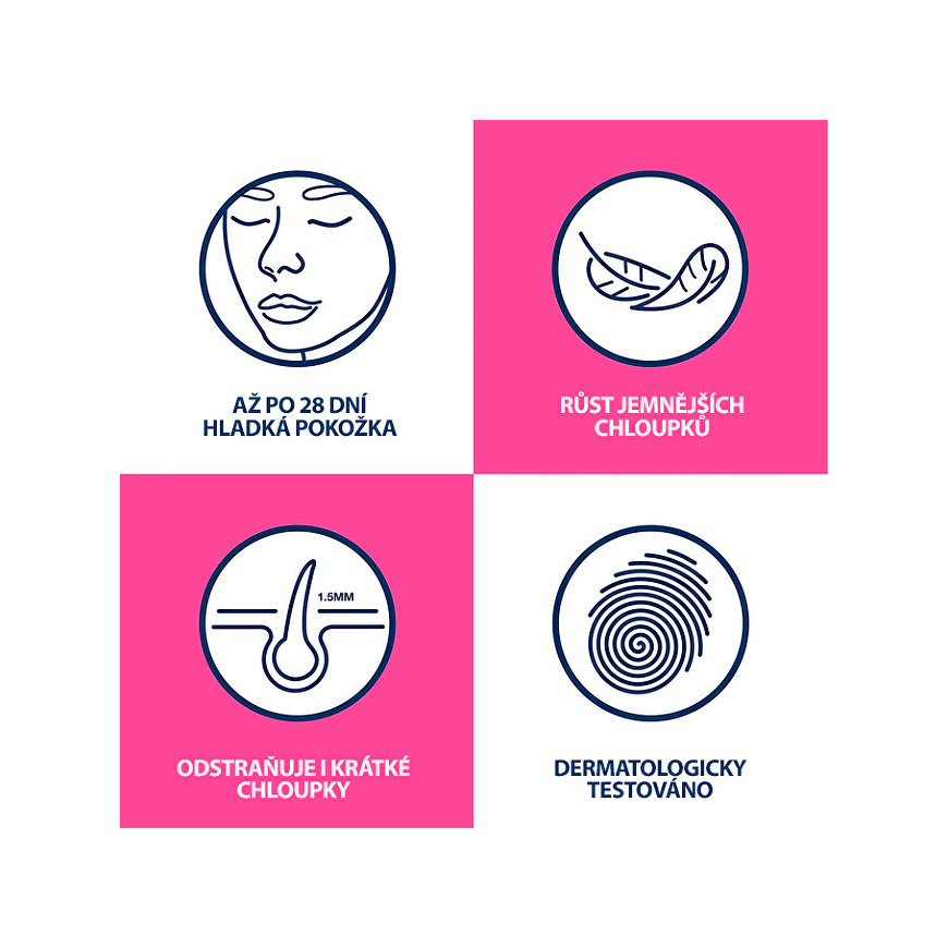 Veet Professional Vaškas Strips Veido Depilatory Product moterims, 40 pc – 2