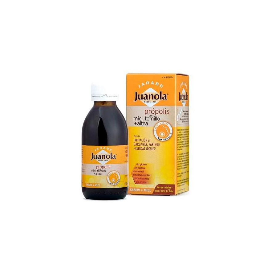 Juanola propolio medaus čiobrelių sirupas 150ml