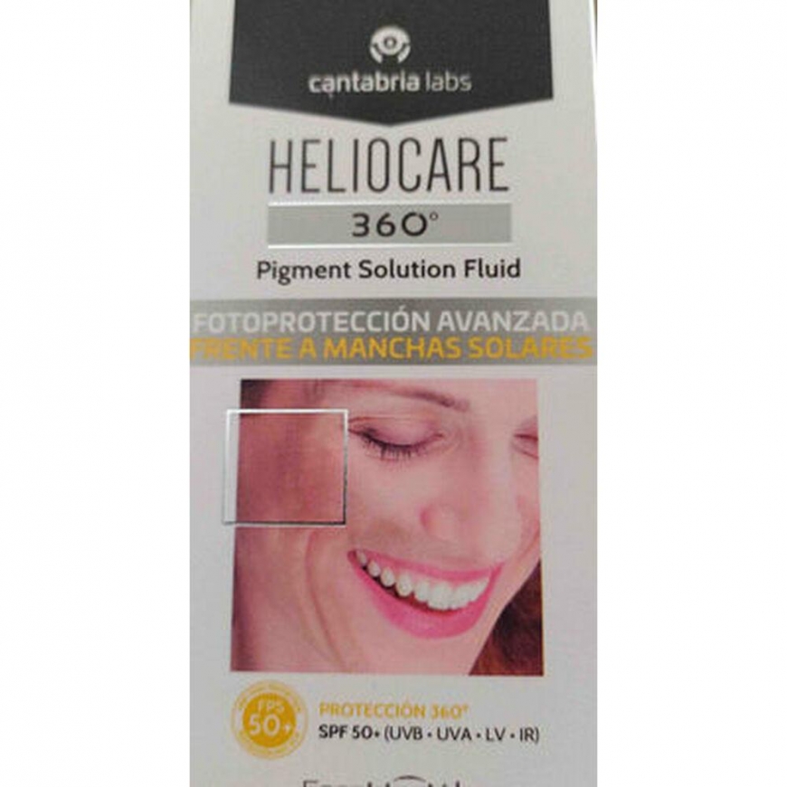 "Heliocare 360 Pigment Solution Fluid Spf50+" Fluid that protects the skin from the effects of sunlight, 50ml – 2