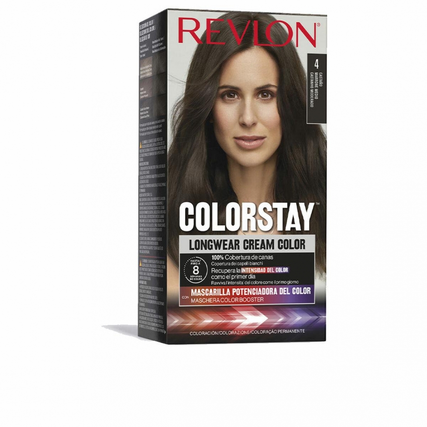 "Revlon Colorstay" ilgalaikiai kreminiai dažai 4-Brown