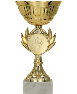Detail Golden metal cup