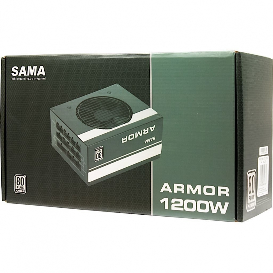 Inter-Tech SAMA FTX-1200-A ARMOR barošanas avotu vienība 1200 W 20+4 pin ATX ATX Melns – 5