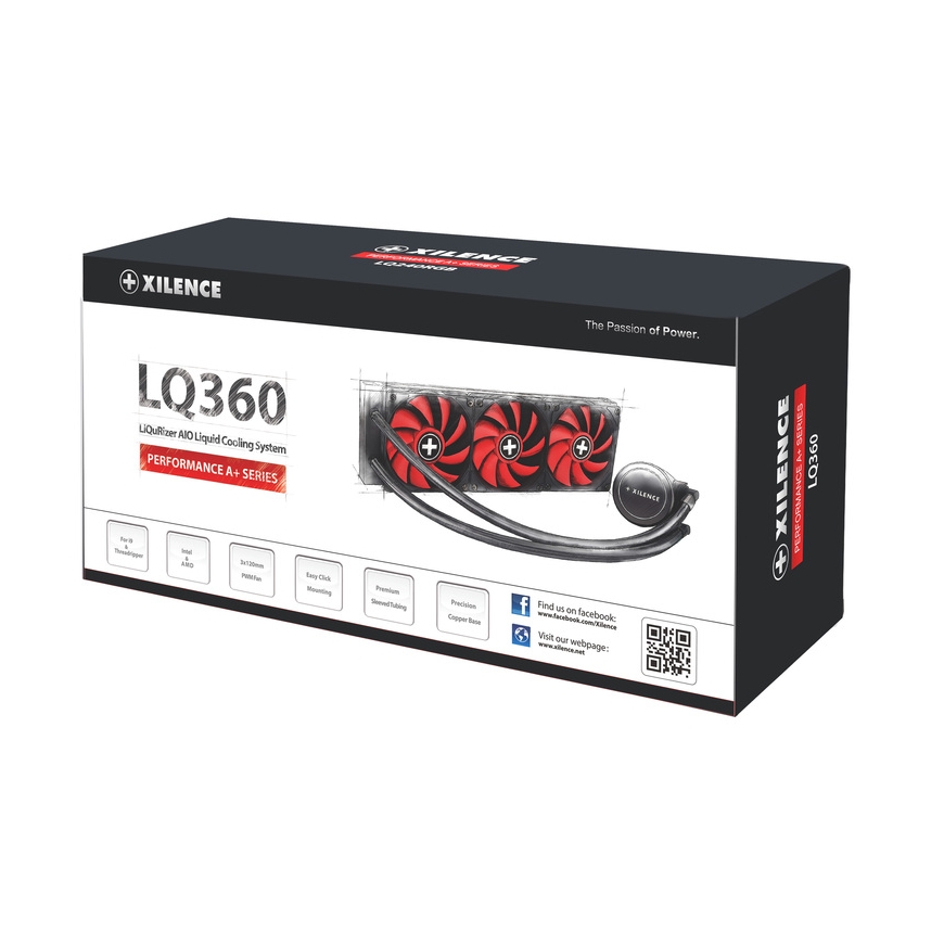 Xilence Performance A+ XC978 arvuti jahutussüsteem Protsessor Kõik-ühes vedelikujahuti 12 cm Must, P – 2