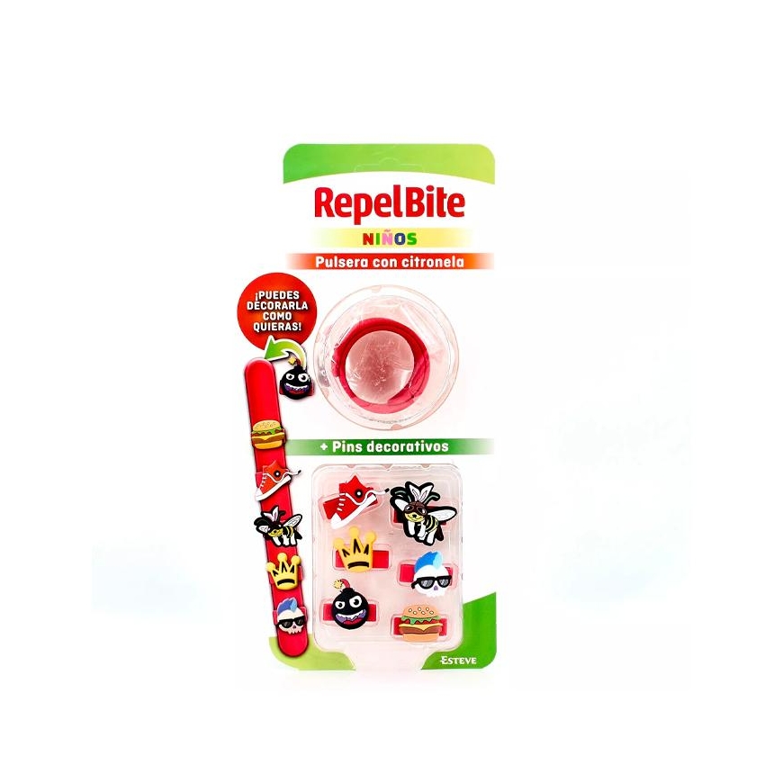 Repel Bite Children apyrankė + dekoratyviniai smeigtukai