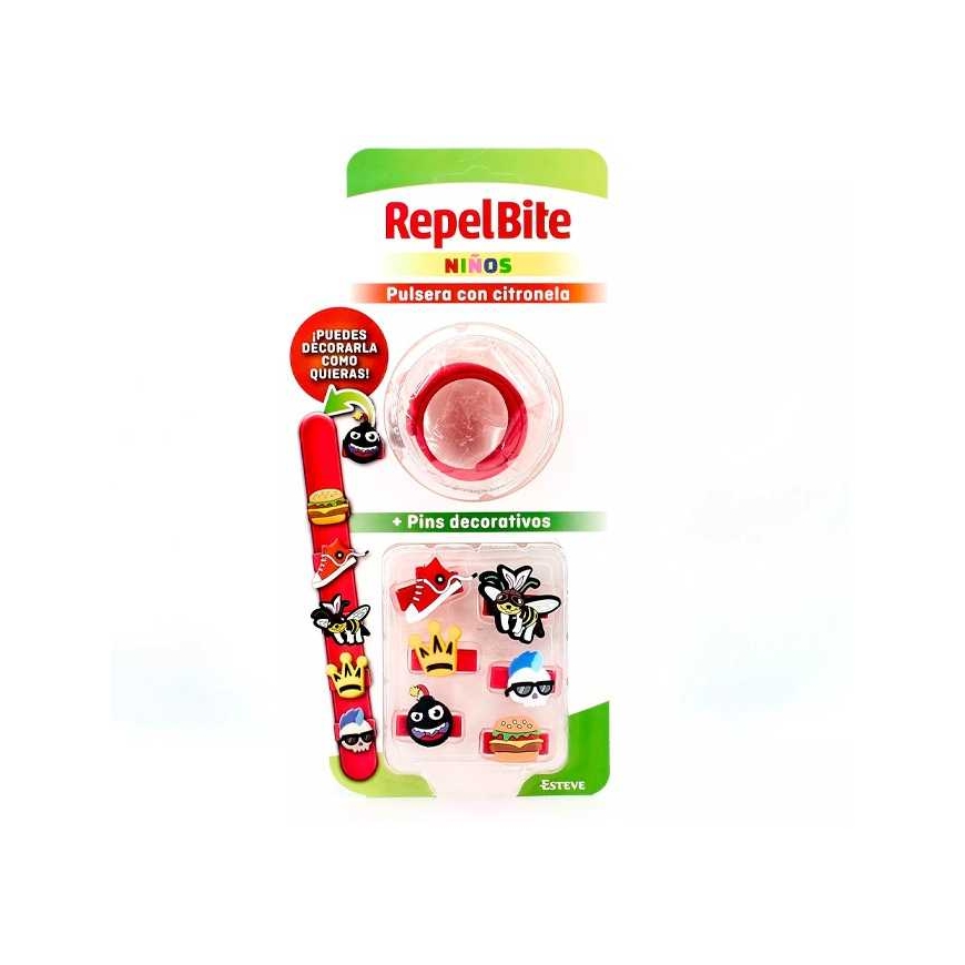 Repel Bite Children apyrankė + dekoratyviniai smeigtukai – 2