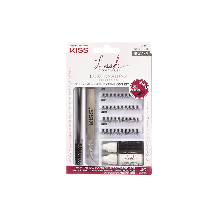 Kiss My Face Lash Couture LuXtension Cluster Kit - Kit for applying false eyelashes