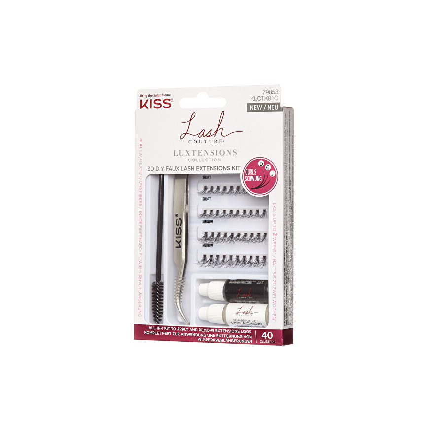 Kiss My Face Lash Couture LuXtension Cluster Kit - Kit for applying false eyelashes – 2