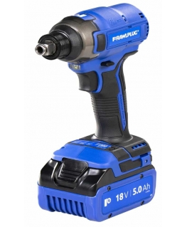Smūginis veržliasukis RawlPlug R-PID18-XL2 18 V 2x5,0 Ah akum.