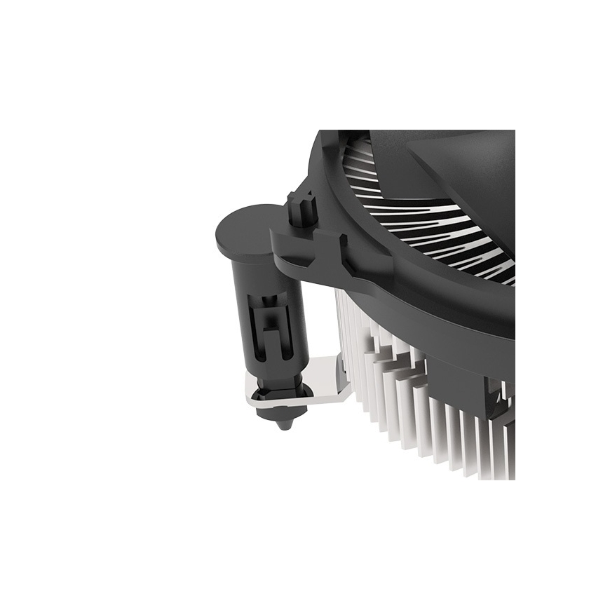 Akasa AK-CC6606BP01 Tietokoneen jäähdytysjärjestelmä Suoritin Jäähdytyslevy/jäähdytin 9 cm Alumiini, – 3